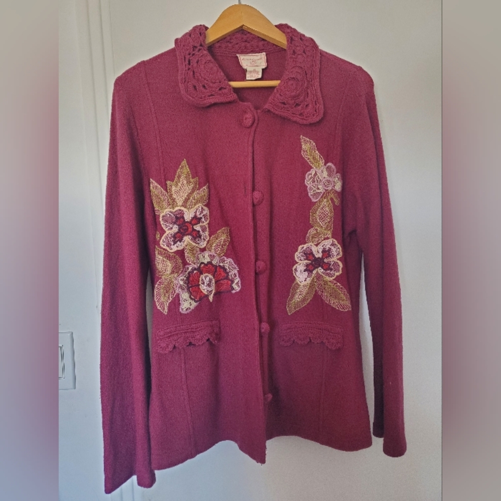 Vintage April Cornell cardigan
